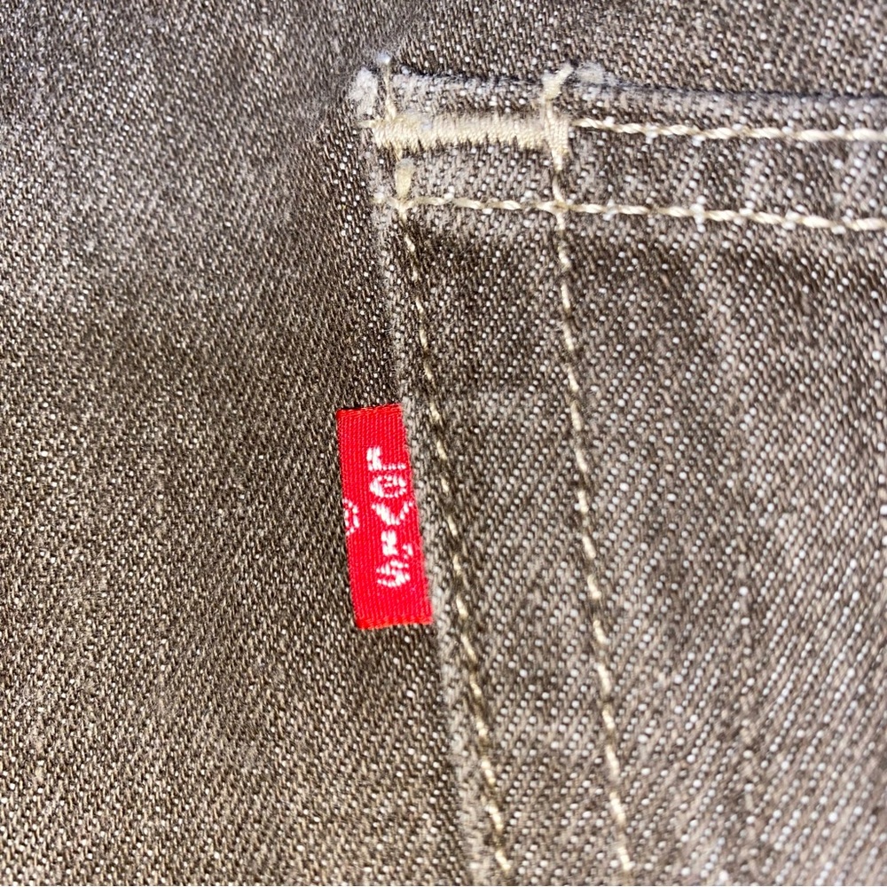 Mens Levi’s 505 jeans brown size 36x30 - Picture 10 of 11